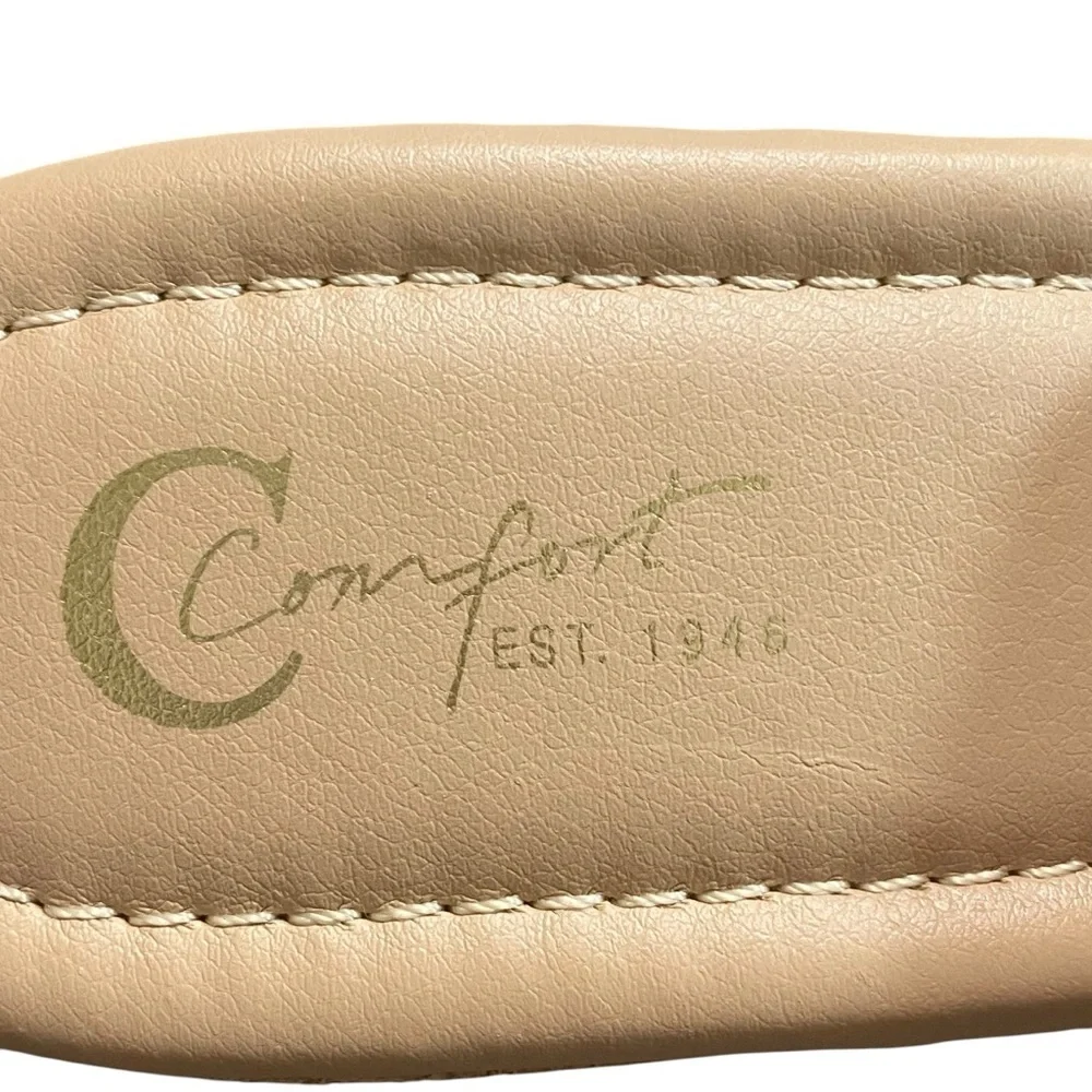 COMFORT EST. 1946 - SIZE 7.5 - CROCHET SANDAL‎ WITH CORK HEEL PLATFORM